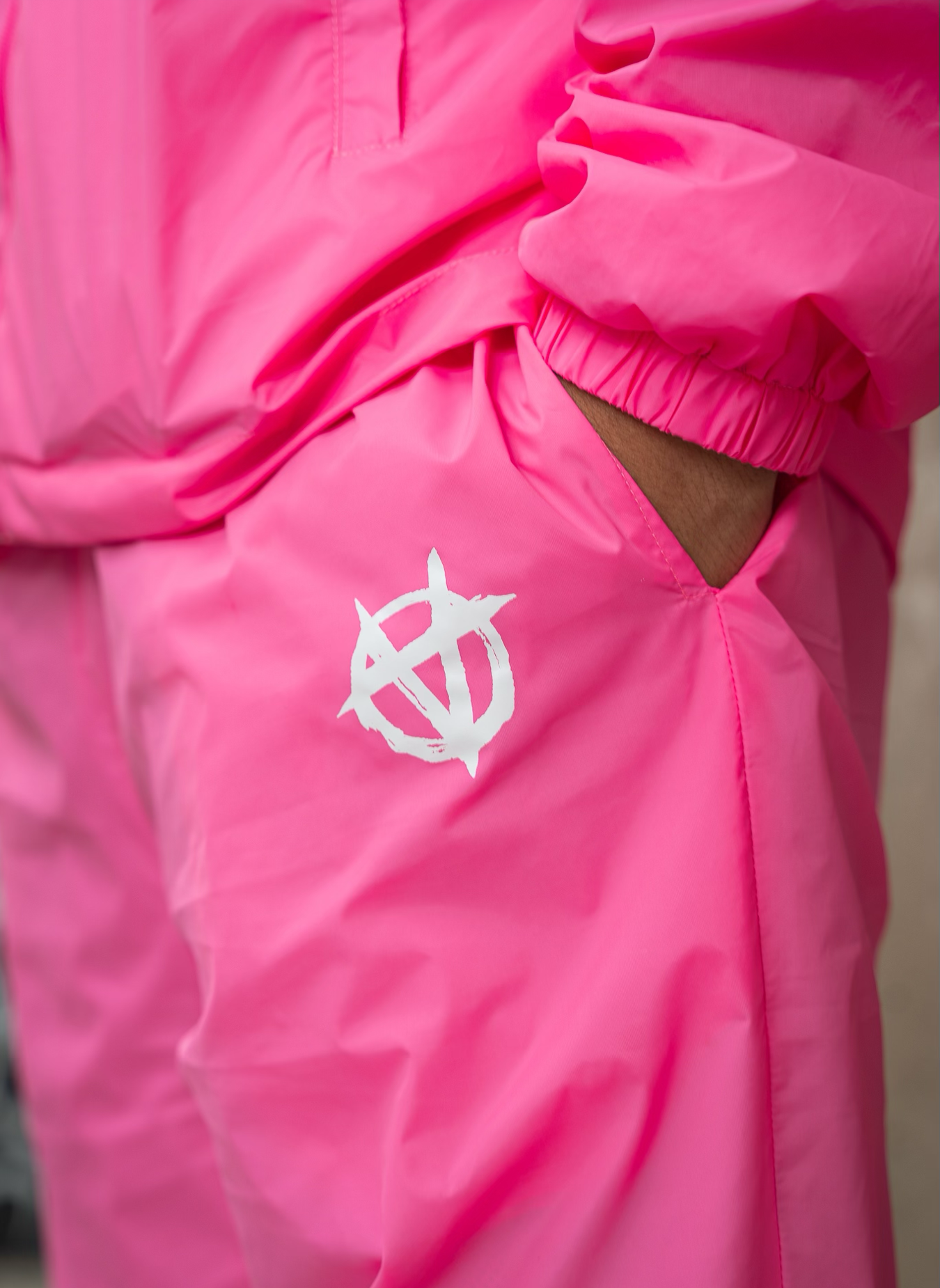 Anarchy Sportswear Track Jacket (Pink)